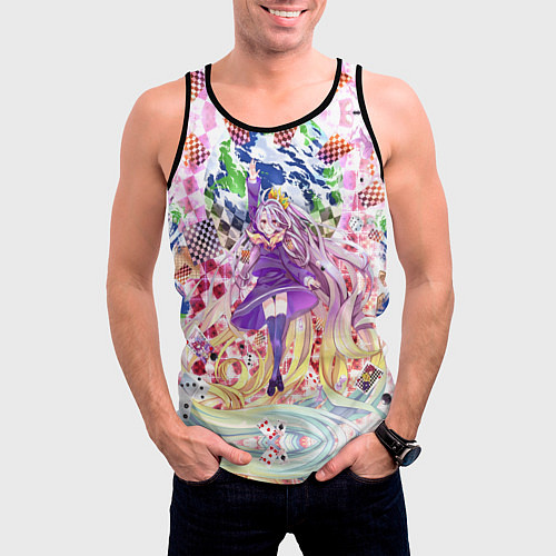 Мужская майка без рукавов No Game No Life 9 / 3D-Черный – фото 3