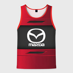 Майка-безрукавка мужская Mazda Sport, цвет: 3D-красный