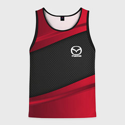 Майка-безрукавка мужская Mazda: Red Sport, цвет: 3D-черный