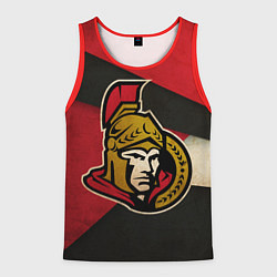 Майка-безрукавка мужская HC Ottawa Senators: Old Style, цвет: 3D-красный