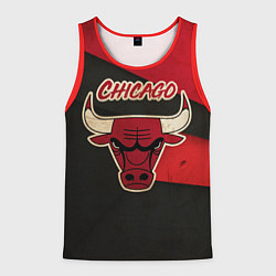 Майка-безрукавка мужская Chicago Bulls: Old Style, цвет: 3D-красный