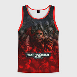 Майка-безрукавка мужская Warhammer 40000: Dawn Of War, цвет: 3D-красный