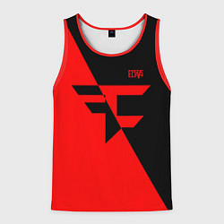 Майка-безрукавка мужская FaZe Clan: Red & Black, цвет: 3D-красный