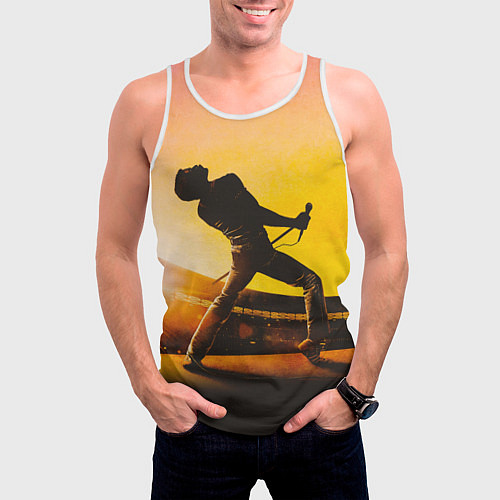 Мужская майка без рукавов Bohemian Rhapsody / 3D-Белый – фото 3