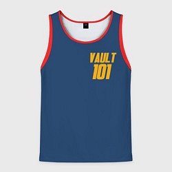 Майка-безрукавка мужская VAULT 101, цвет: 3D-красный
