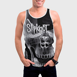 Майка-безрукавка мужская Slipknot Death, цвет: 3D-белый — фото 2