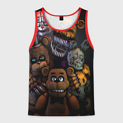 Майка-безрукавка мужская Five Nights at Freddy's, цвет: 3D-красный
