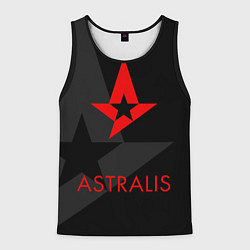 Майка-безрукавка мужская Astralis: Black Style, цвет: 3D-черный