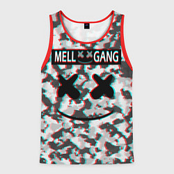 Майка-безрукавка мужская Mell x Gang, цвет: 3D-красный