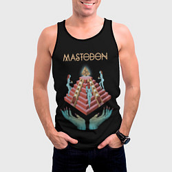 Майка-безрукавка мужская Mastodon: Pyramid of Death, цвет: 3D-черный — фото 2