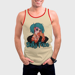 Майка-безрукавка мужская Sally Face: Kid Girl, цвет: 3D-красный — фото 2