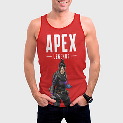 Майка-безрукавка мужская Apex Legends: Red Wraith, цвет: 3D-красный — фото 2