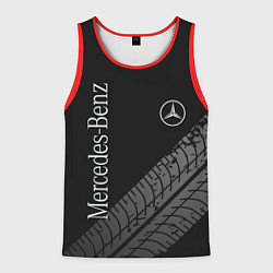 Майка-безрукавка мужская Mercedes AMG: Street Style, цвет: 3D-красный