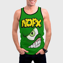Майка-безрукавка мужская NOFX Face, цвет: 3D-черный — фото 2