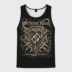 Майка-безрукавка мужская Machine Head, цвет: 3D-черный