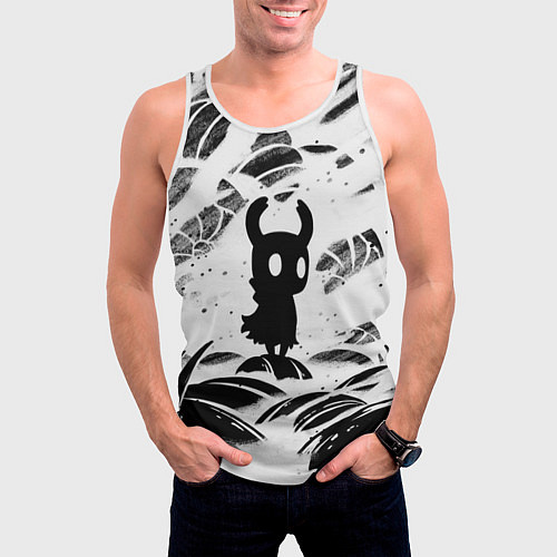 Мужская майка без рукавов Hollow Knight / 3D-Белый – фото 3
