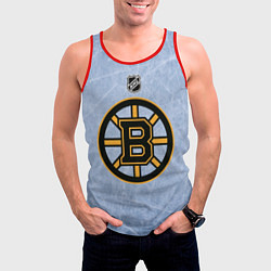 Майка-безрукавка мужская Boston Bruins: Hot Ice, цвет: 3D-красный — фото 2