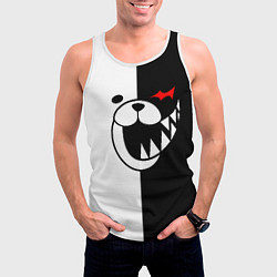 Майка-безрукавка мужская MONOKUMA, цвет: 3D-белый — фото 2