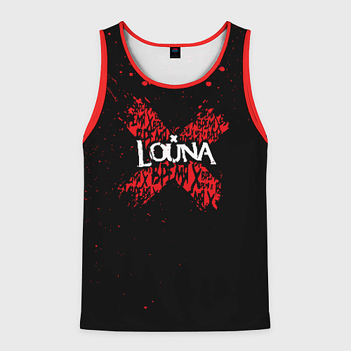 Мужская майка без рукавов Louna / 3D-Красный – фото 1