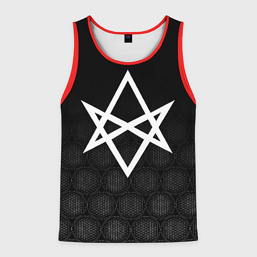 Мужская майка без рукавов BRING ME THE HORIZON / 3D-Красный – фото 1