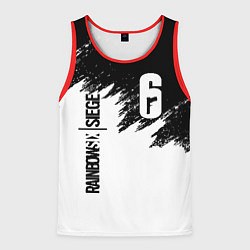 Майка-безрукавка мужская RAINBOW SIX SIEGE, цвет: 3D-красный