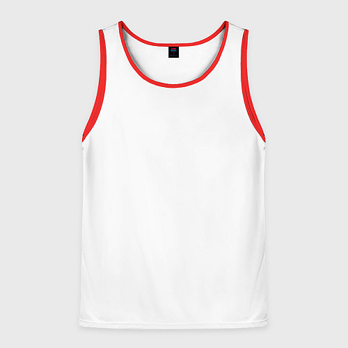 Мужская майка без рукавов Без дизайна / 3D-Красный – фото 1