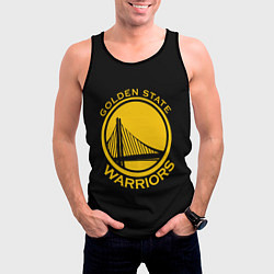 Майка-безрукавка мужская GOLDEN STATE WARRIORS, цвет: 3D-черный — фото 2