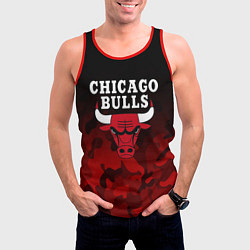 Майка-безрукавка мужская CHICAGO BULLS, цвет: 3D-красный — фото 2