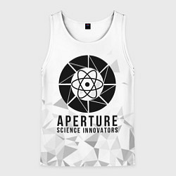 Майка-безрукавка мужская PORTAL, цвет: 3D-белый