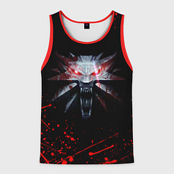 Майка-безрукавка мужская ВЕДЬМАК, цвет: 3D-красный