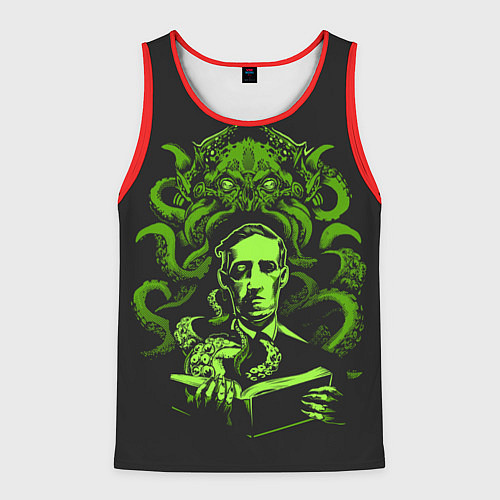 Мужская майка без рукавов Cthulhu / 3D-Красный – фото 1