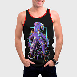 Майка-безрукавка мужская Octopus, цвет: 3D-красный — фото 2