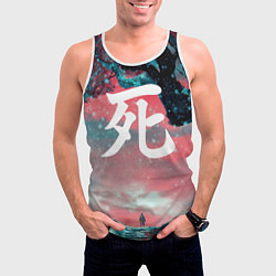 Майка-безрукавка мужская Sekiro shadows die twice, цвет: 3D-белый — фото 2