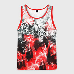 Майка-безрукавка мужская One-Punch Man Collage, цвет: 3D-красный
