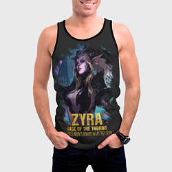 Майка-безрукавка мужская Zyra, цвет: 3D-черный — фото 2