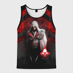 Майка-безрукавка мужская Assasin's creed, цвет: 3D-черный