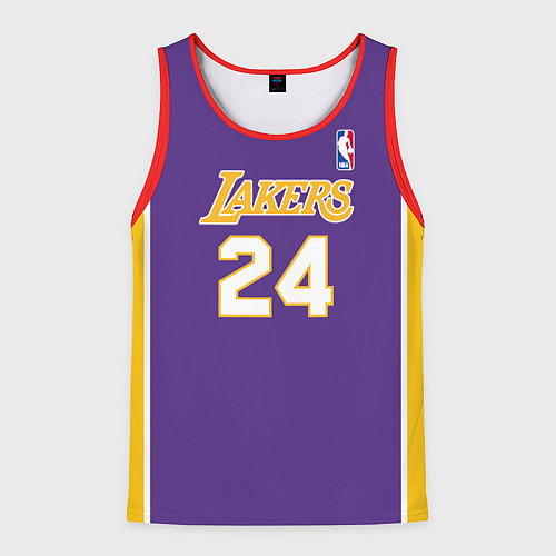 Мужская майка без рукавов Kobe Bryant 24 / 3D-Красный – фото 1