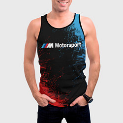 Майка-безрукавка мужская БМВ Мотоспорт, цвет: 3D-черный — фото 2