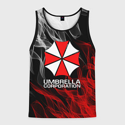 Майка-безрукавка мужская UMBRELLA CORP, цвет: 3D-черный