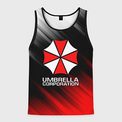 Майка-безрукавка мужская UMBRELLA CORP, цвет: 3D-черный