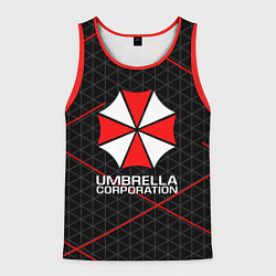 Майка-безрукавка мужская UMBRELLA CORP, цвет: 3D-красный