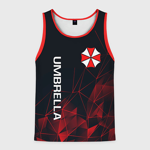 Мужская майка без рукавов UMBRELLA CORP / 3D-Красный – фото 1