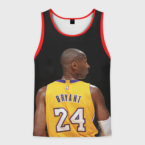 Мужская майка без рукавов Kobe Bryant / 3D-Красный – фото 1