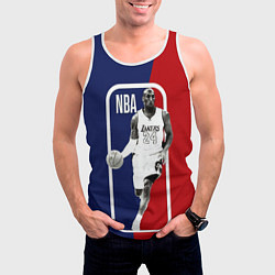 Майка-безрукавка мужская NBA Kobe Bryant, цвет: 3D-белый — фото 2