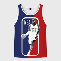 Майка-безрукавка мужская NBA Kobe Bryant, цвет: 3D-белый