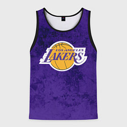 Майка-безрукавка мужская LA LAKERS, цвет: 3D-черный