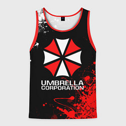 Майка-безрукавка мужская UMBRELLA CORPORATION, цвет: 3D-красный