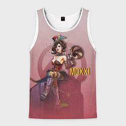 Майка-безрукавка мужская Mad Moxxi, цвет: 3D-белый