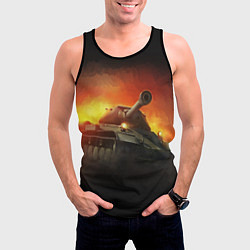 Майка-безрукавка мужская Tank, цвет: 3D-черный — фото 2
