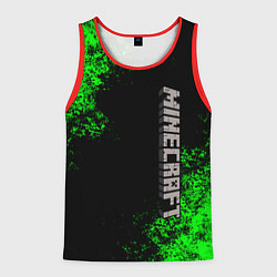 Майка-безрукавка мужская MINECRAFT, цвет: 3D-красный